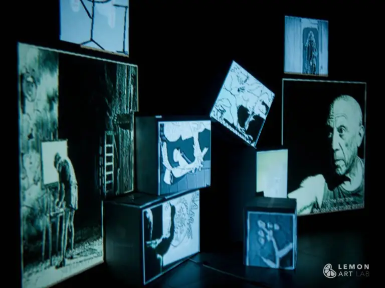 Instalación audiovisual del cubismo