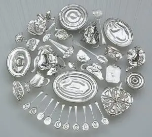 Piezas sueltas de plata