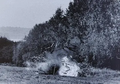 Explosión de cabaña