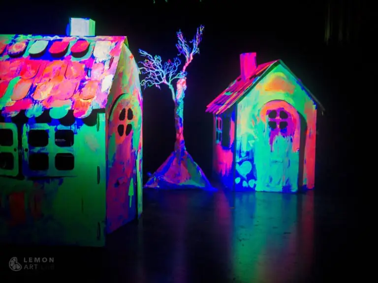 Casas decoradas con pintura fluorescente villa matisse