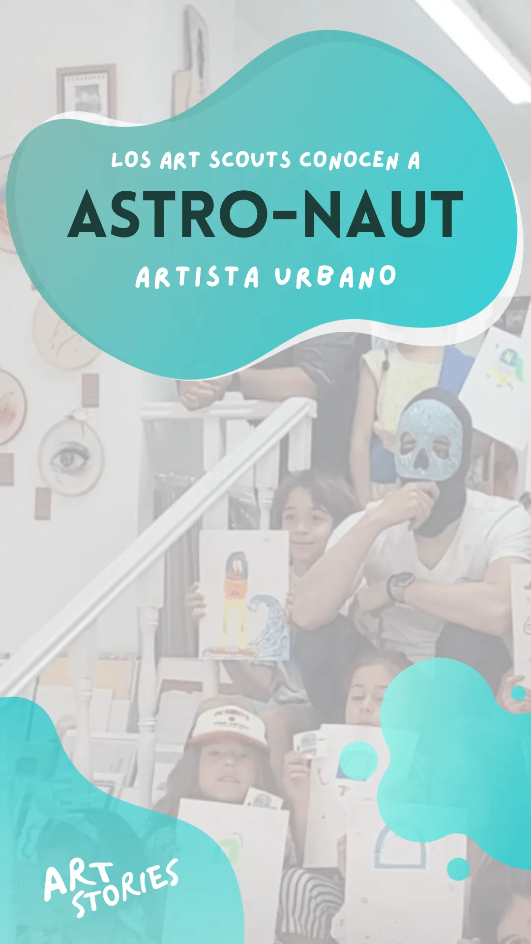 Astro Naut artista urbano para niños