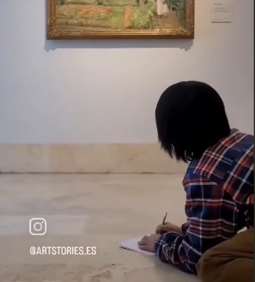 niños en el museo Thyssen