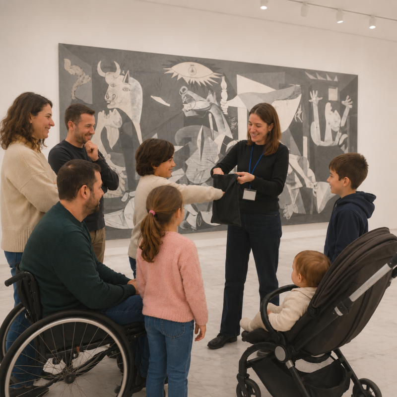 Visita guiada al museo Reina Sofia para familias con niños