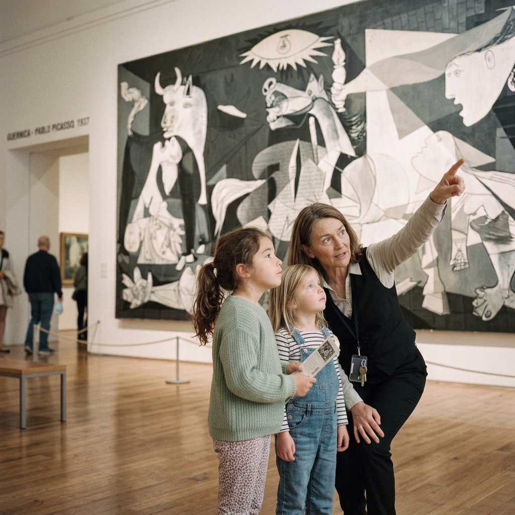 Museo Reina Sofia tour privado para niños y familias