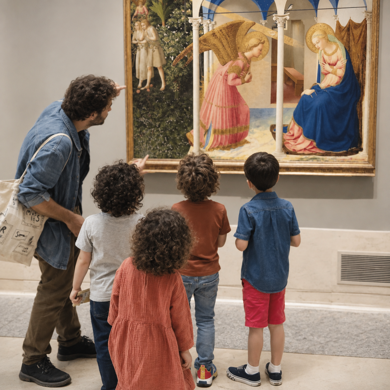 niños en el Museo del Prado - visita Art Stories